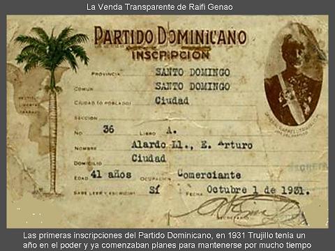 inscripcion partido dominicano de 1931 111